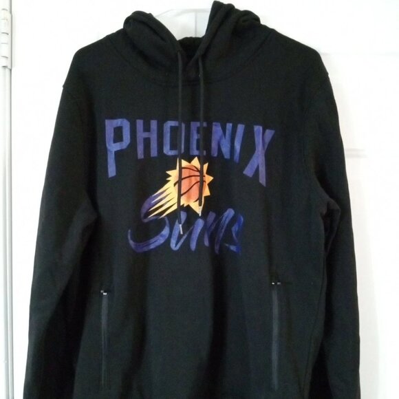 NBA Phoenix Suns Black Hoodie Men's Large Sweatshirt Basketball Pullover - Picture 4 of 6